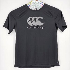Canterbury Shirt Mens 4XL Performance Tee Activewear Gym Black Vapodri‎